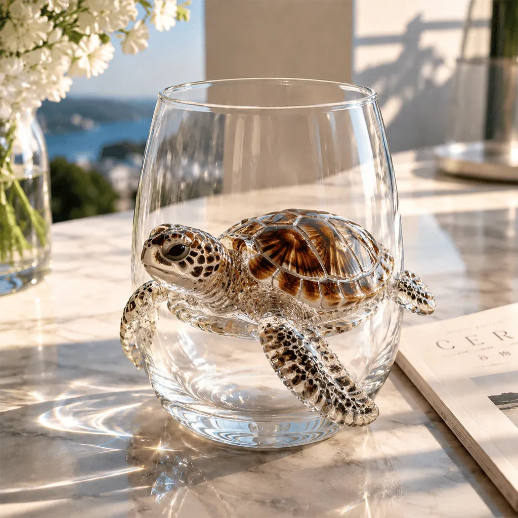 🌊 3D Marine Life Handcrafted Glassware