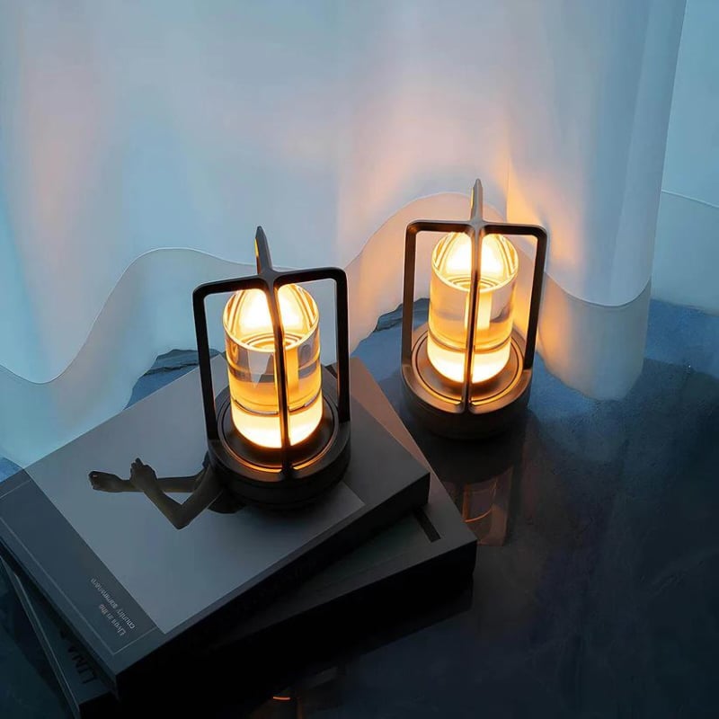 LED Crystal Metal Night Light