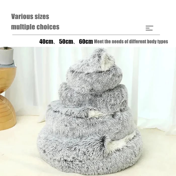 Pet Bed Round Plush