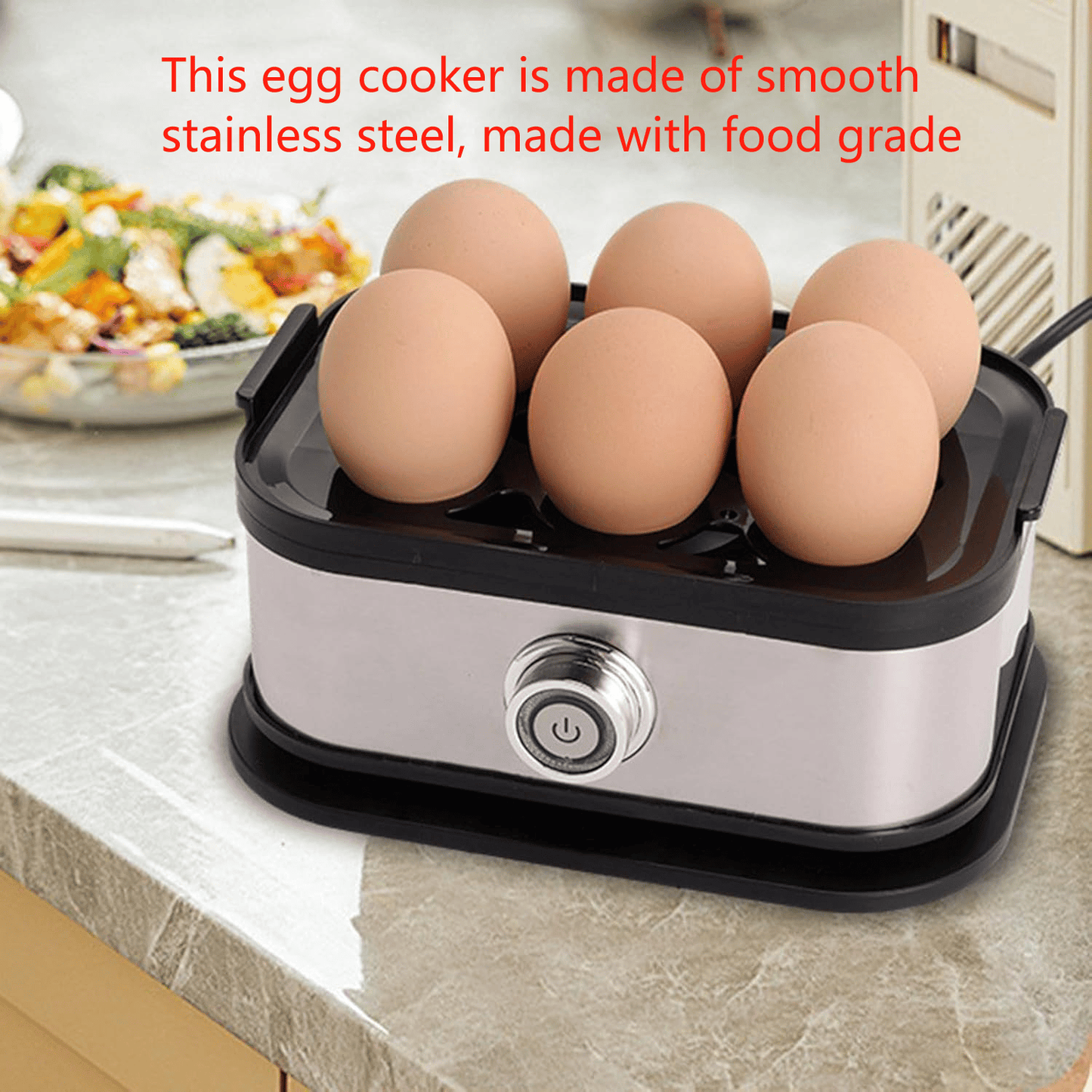 Effortless Egg Cooking with the Ultimate Stainless Steel Egg Cooker
