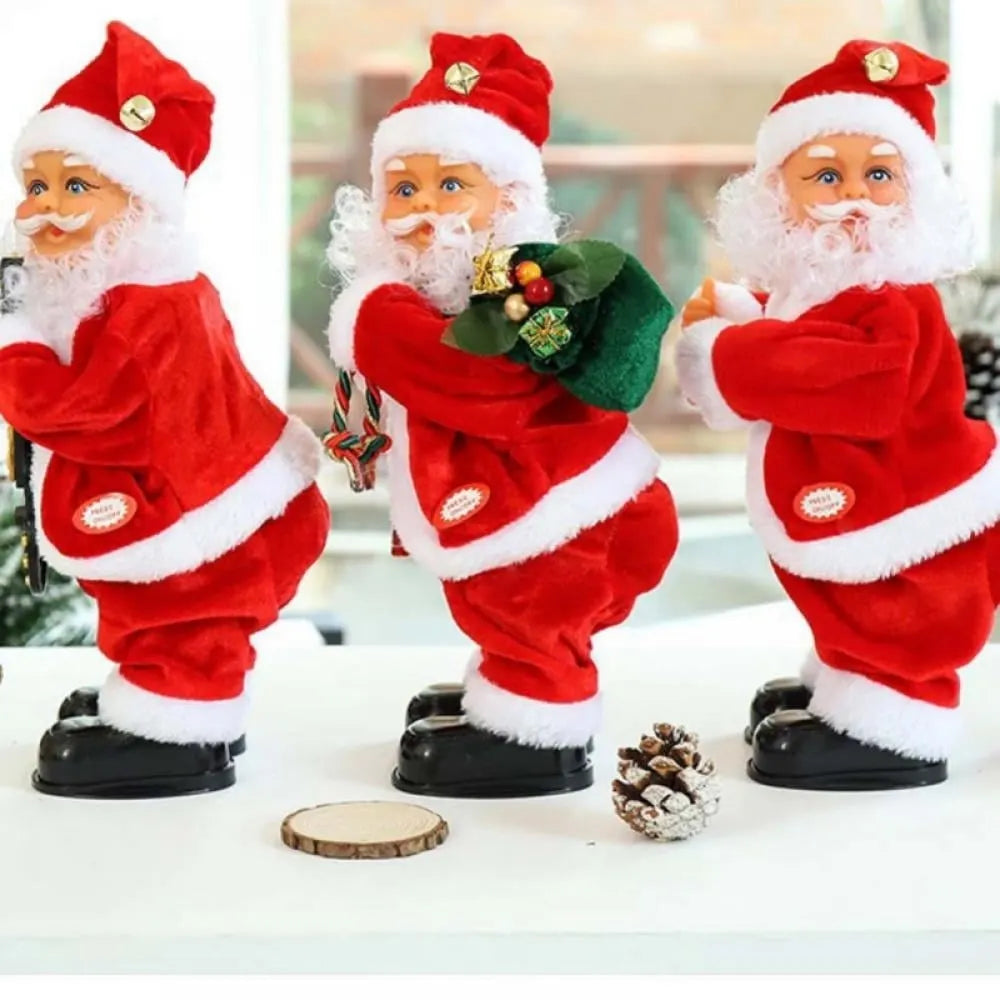 🎅Santa Claus Wiggling His Hips While Playing A Musical Guitar