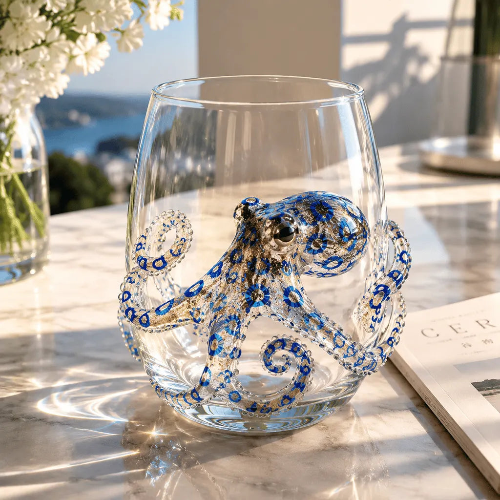 🌊 3D Marine Life Handcrafted Glassware