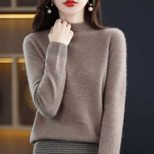 Women's Cashmere Sweater, 100% Wool, Say Goodbye To Static Electricity