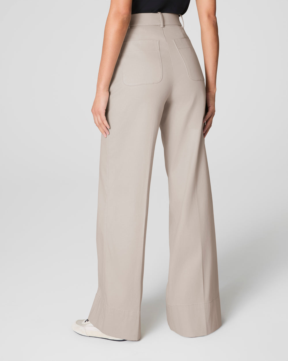 Tummy Control Stretch Twill Wide Leg Pant (Buy 2 Free Shipping)