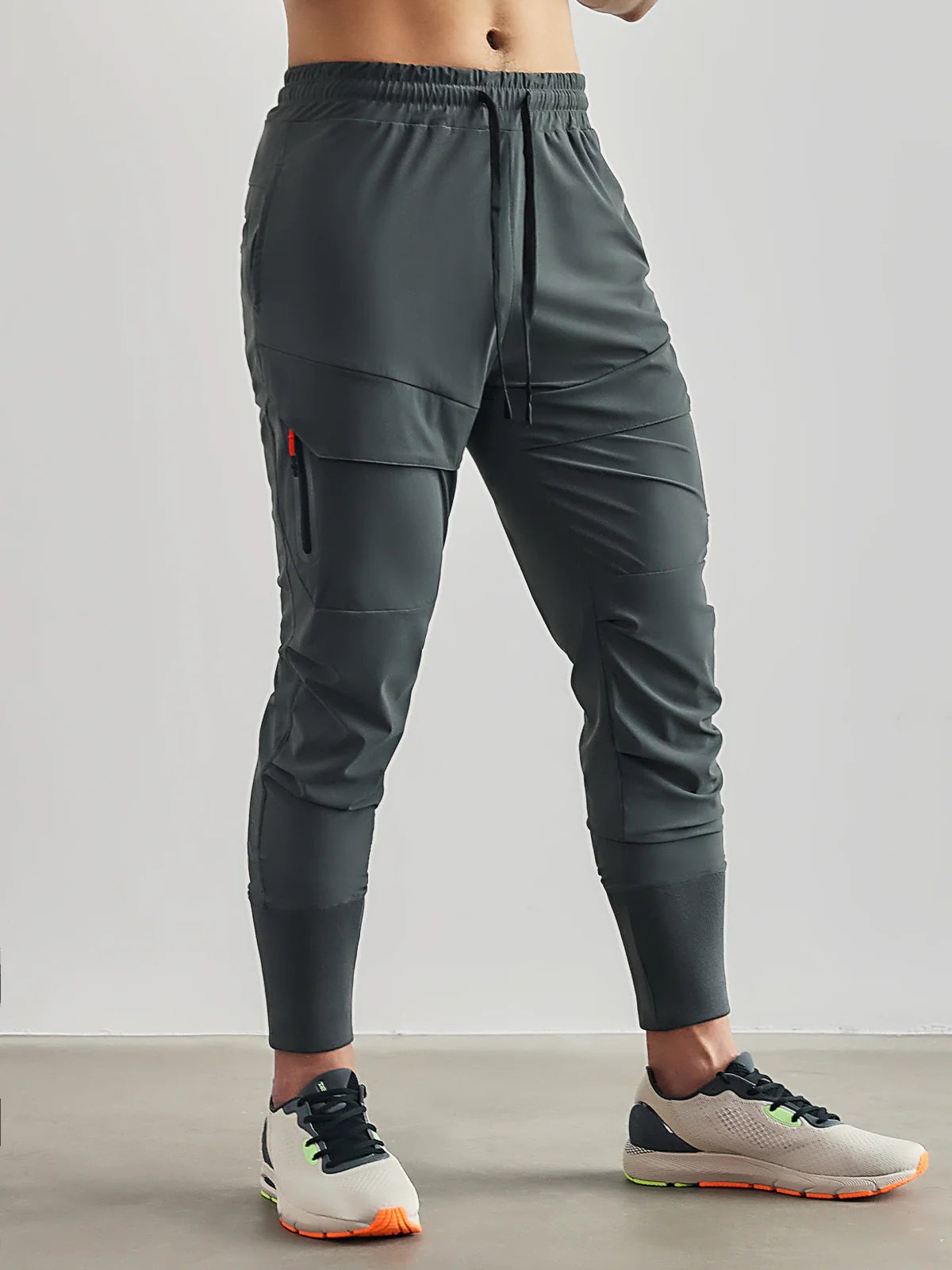 High Rib Cargo Jogger Athletic Pants