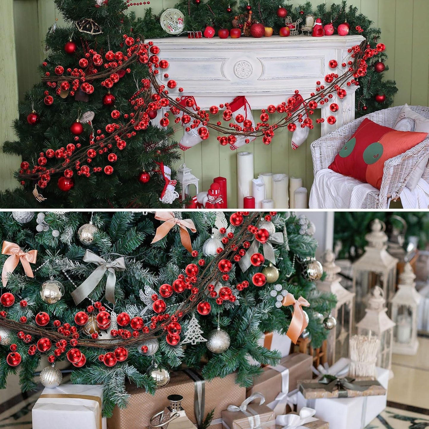 🎄Classic Christmas Ball Garland - 6ft of Festive Elegance