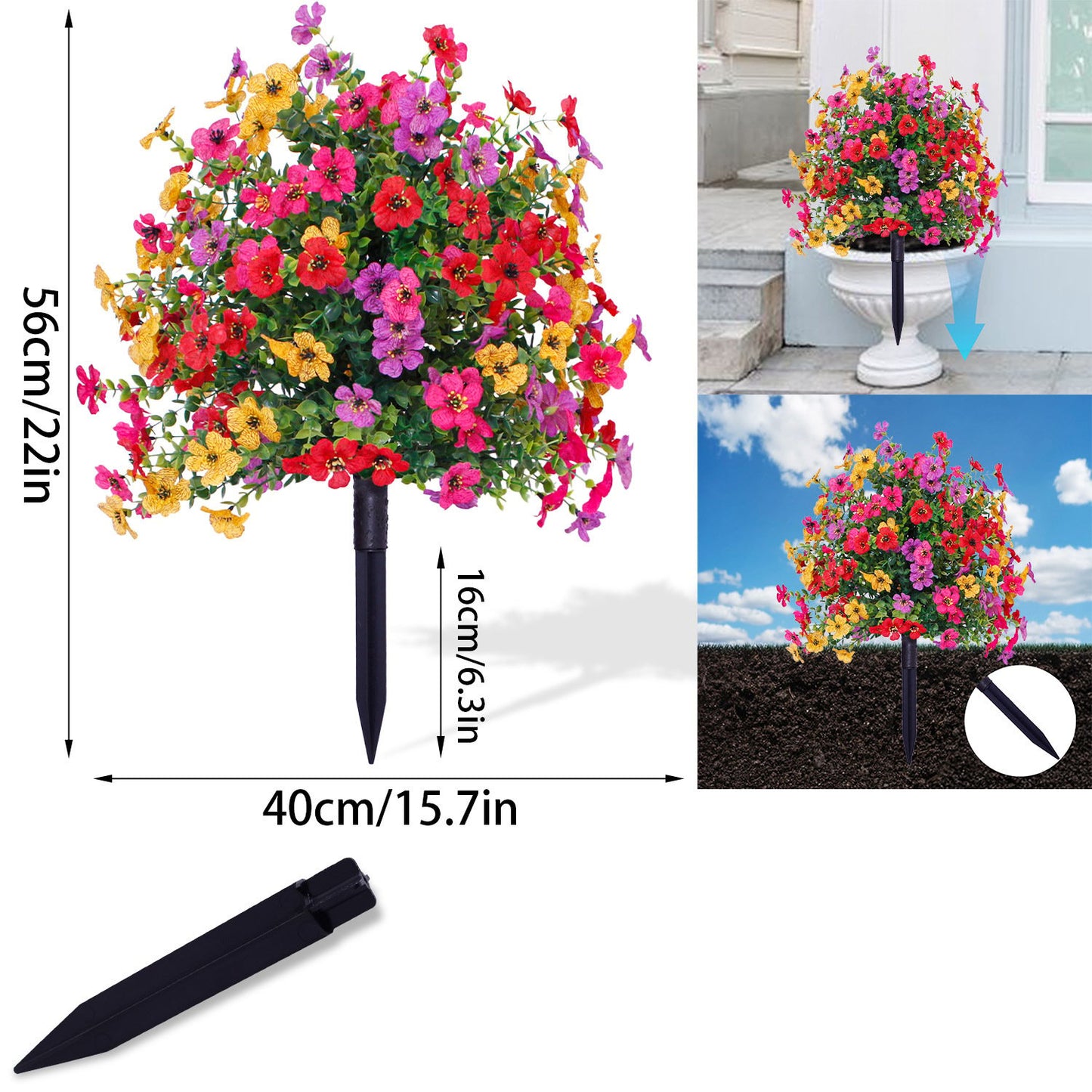 Outdoor Artificial Flower Decoration