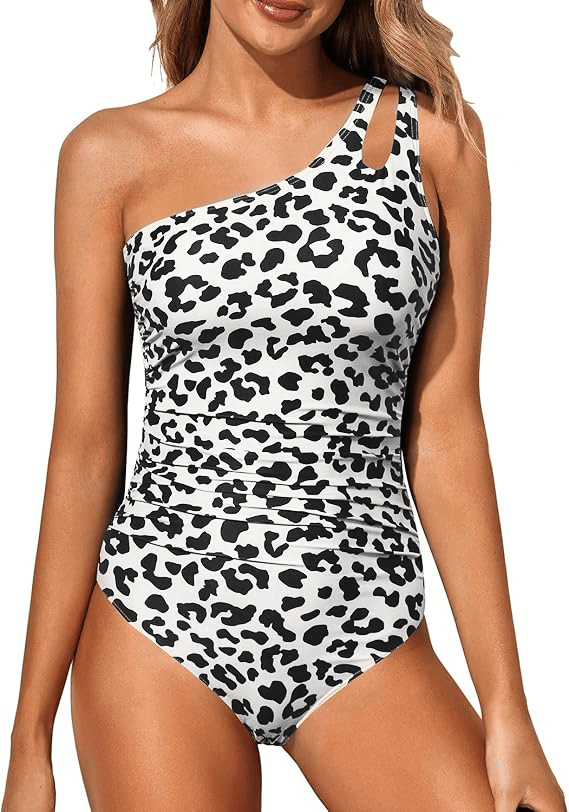 🩱One-Shoulder One-Piece Swimsuit