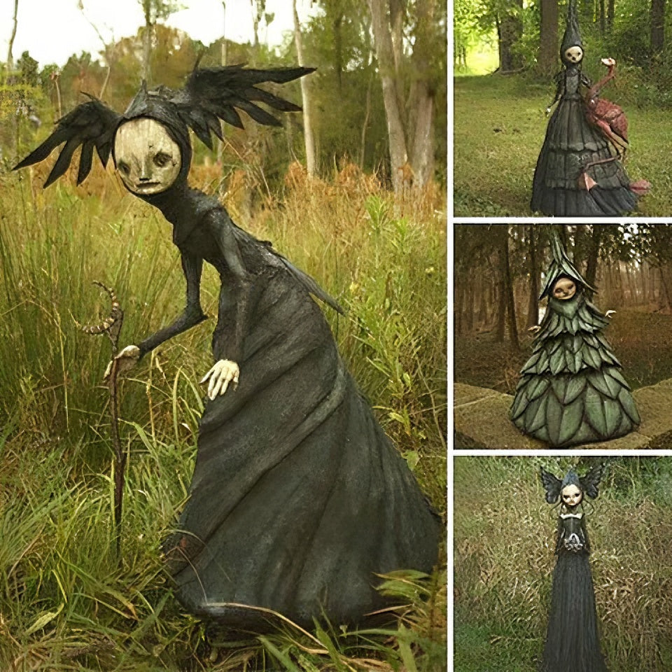 Nightmare Witch Resin Crafts Halloween Garden Decoration