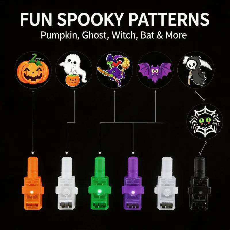 🎃 ✨Halloween Finger Projection Lights|Fun Spooky Party Favors
