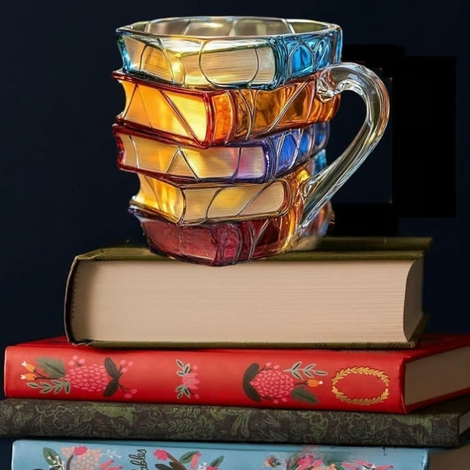 ✨Painted Book Mug