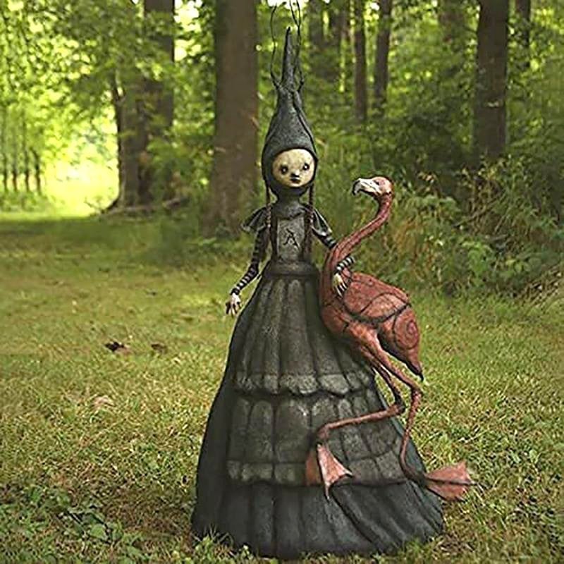 Nightmare Witch Resin Crafts Halloween Garden Decoration