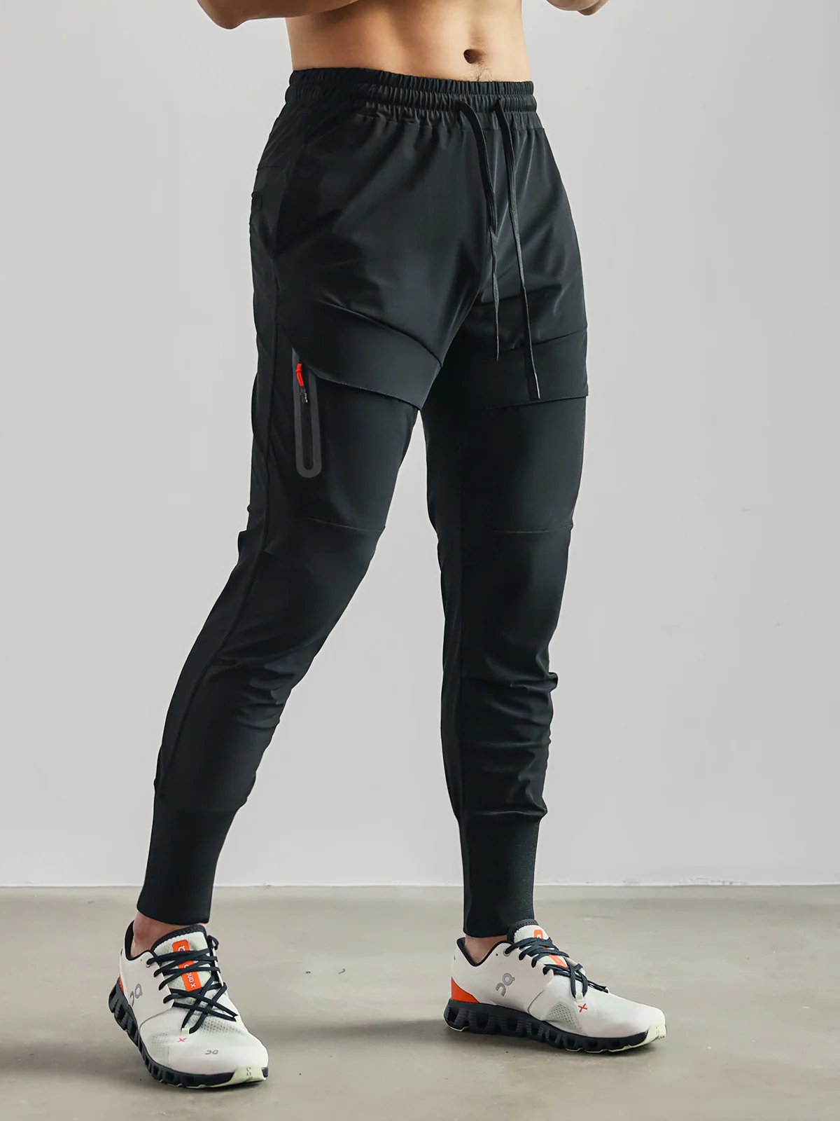 High Rib Cargo Jogger Athletic Pants