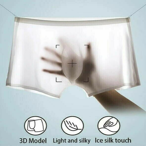 BUY 1 GET 2 FREE-Men's Ice Silk Breathable Underwear