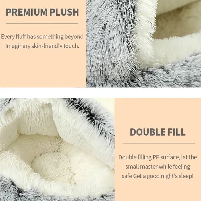 Pet Bed Round Plush