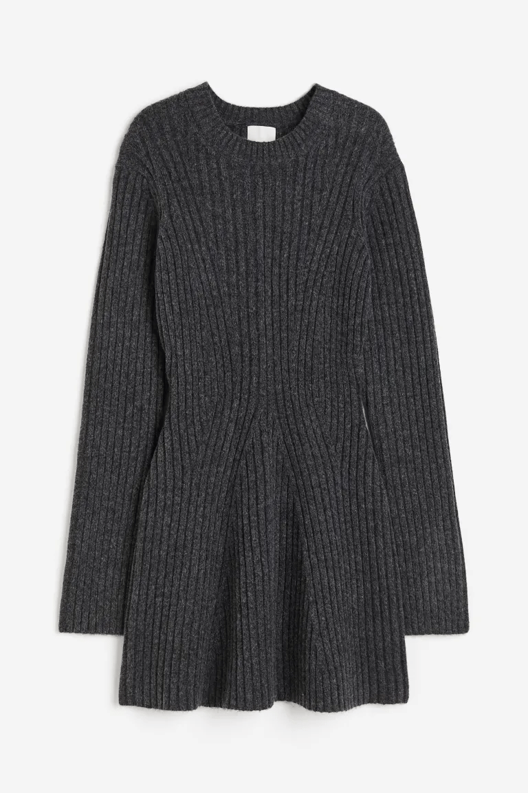 Rib-knit Dress