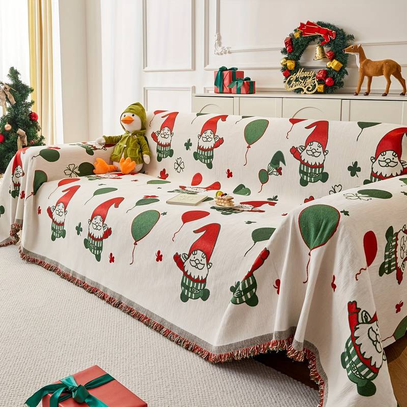 Christmas Themed Sofa Cover