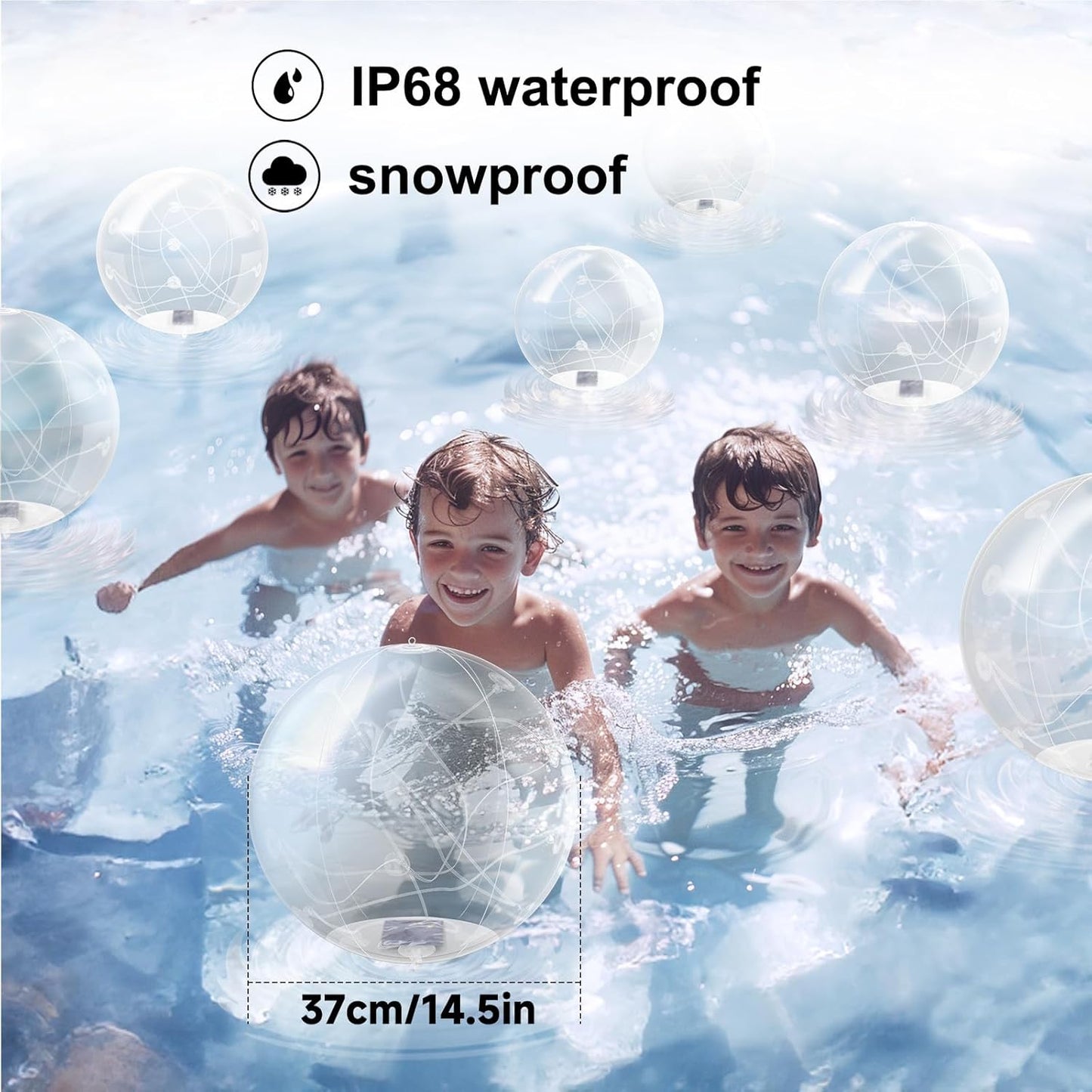 Solar Floating Pool Light — Waterproof and Color-Changing - Buy 1 Get 1 Free！