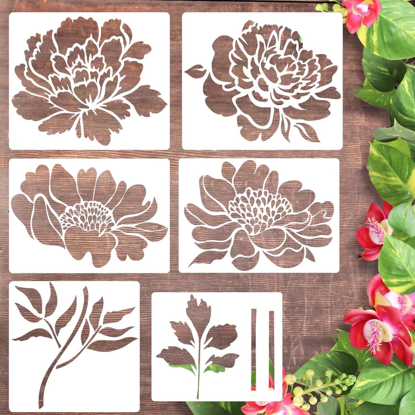 🏡This Week's Special Sale -Garden Fence Large Flower Stencils🌻DIY Decoration