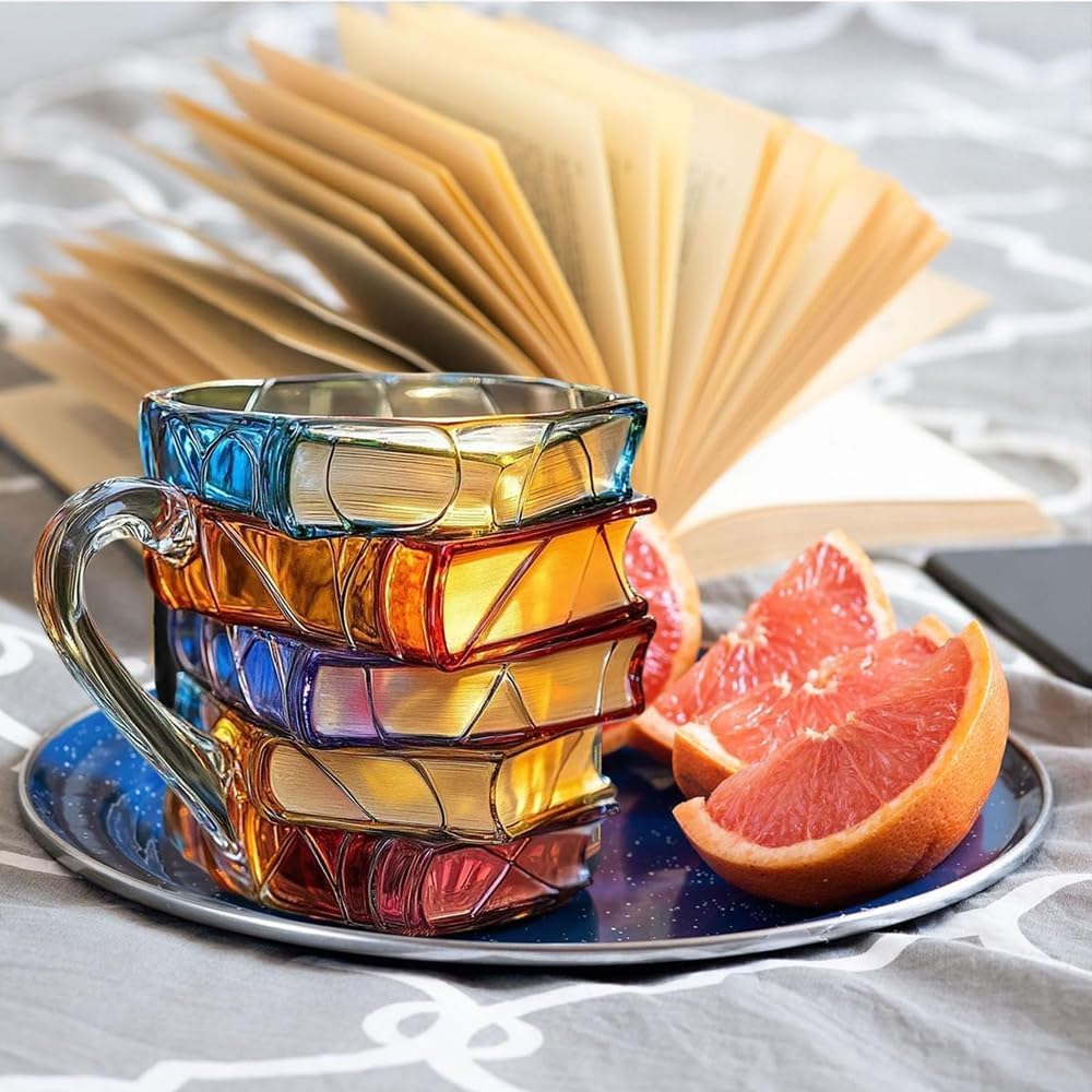 ✨Painted Book Mug