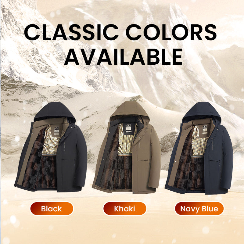 🔥Men’s Thermal Hooded Parka Coat