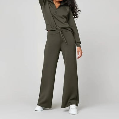 Long Sleeve Wide Leg Jumpsuit