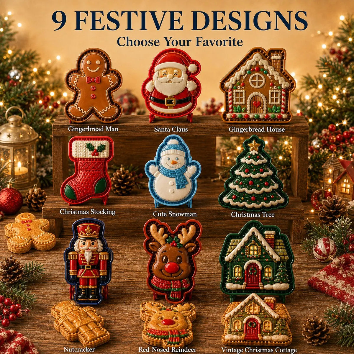 🎄Christmas Mini Pie Mold Collection