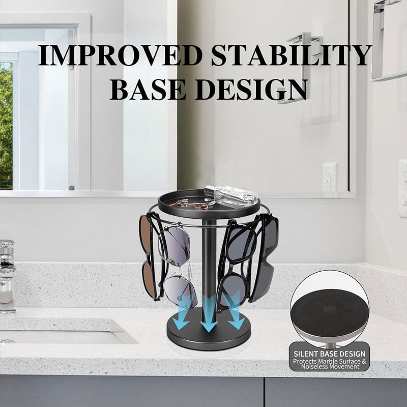 360° Rotating Glasses Stand