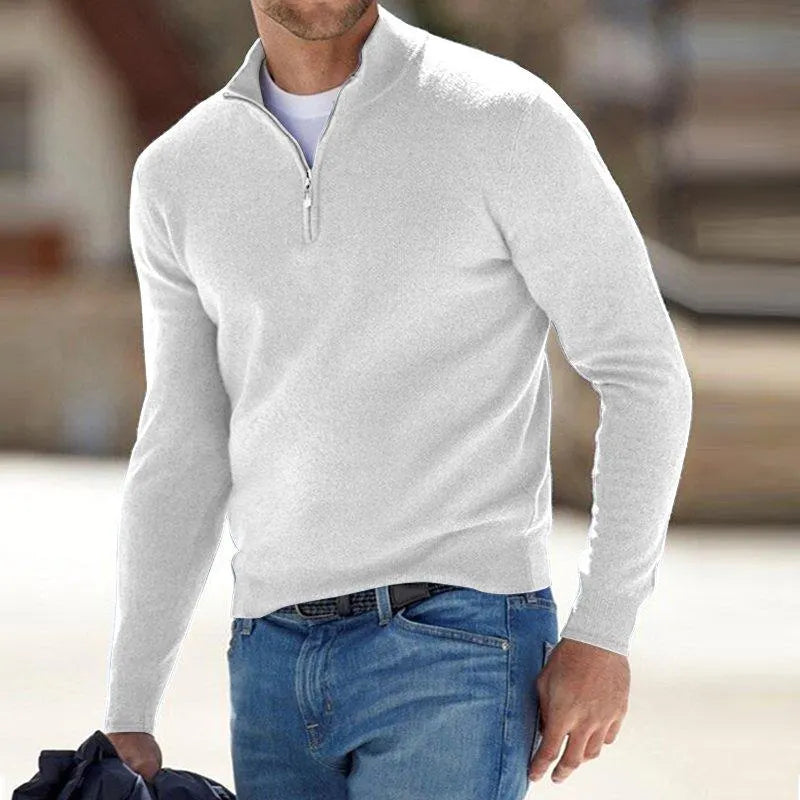 🎁This Week's Special Price $35.99💥Men's Cashmere Zip Basic Sweater
