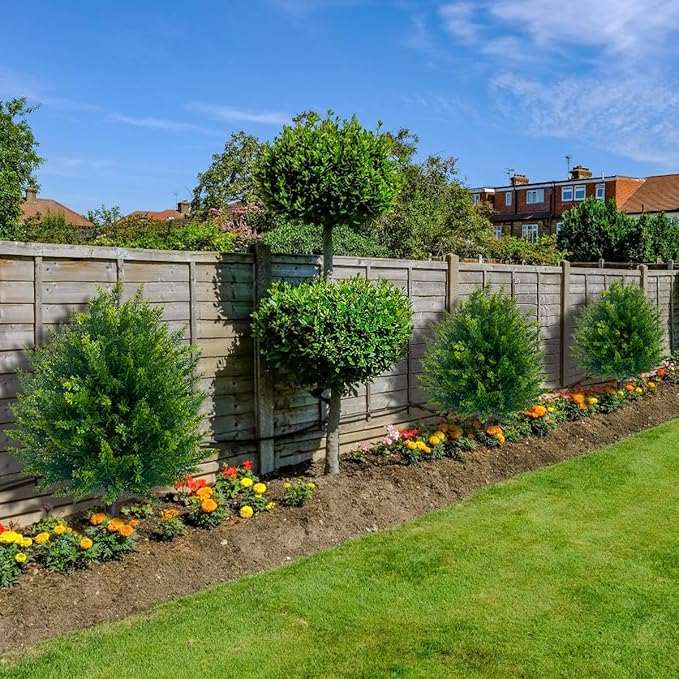 🌿UV Resistant Artificial Cedar Topiary Ball Tree