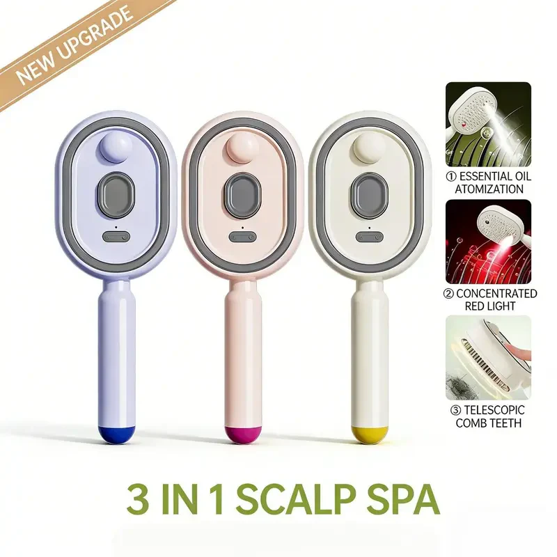 🪮Highly Recommended: Electric Spray Air-Cushion Massage Comb