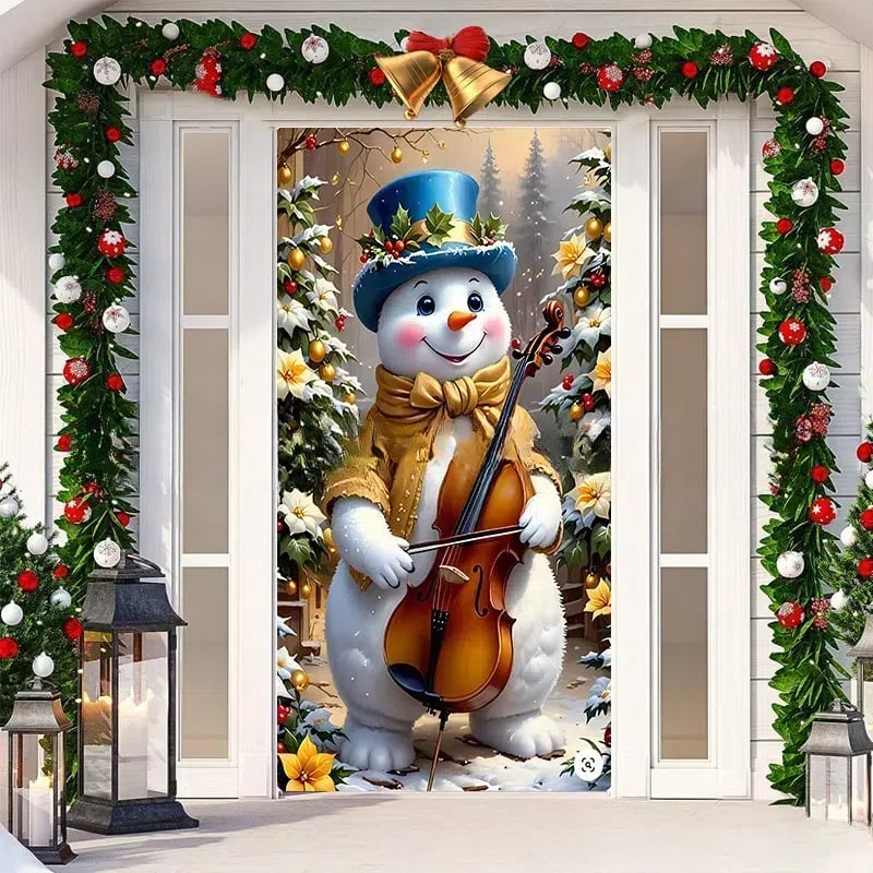 🌟2025 Christmas And Halloween Front Door Decoration