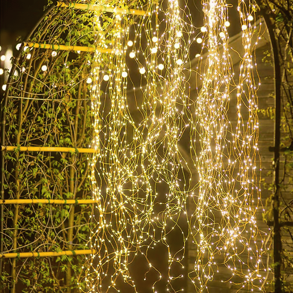 🎄8 Modes 100-600 Christmas LED Firefly Twinkle String Lights