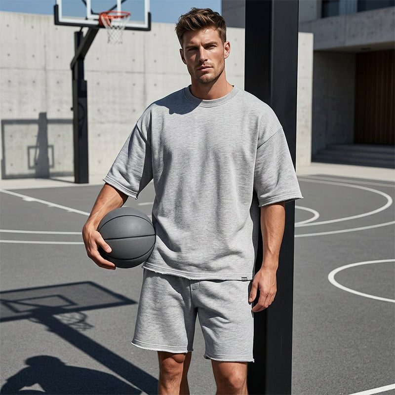 Men's Loose and Breathable Summer Two-Piece Set