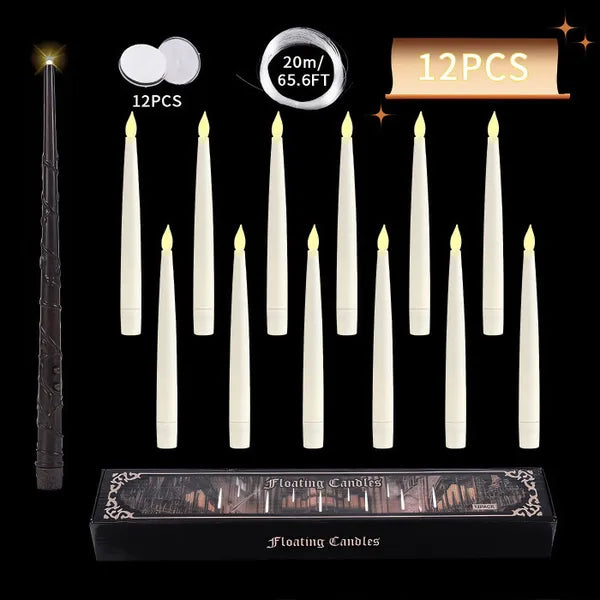 🎃 EARLY HALLOWEEN SALE 49% OFF 🔥 Magical Floating Candles with Wand Remote