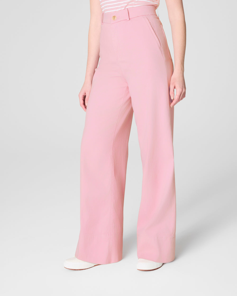 Tummy Control Stretch Twill Wide Leg Pant (Buy 2 Free Shipping)