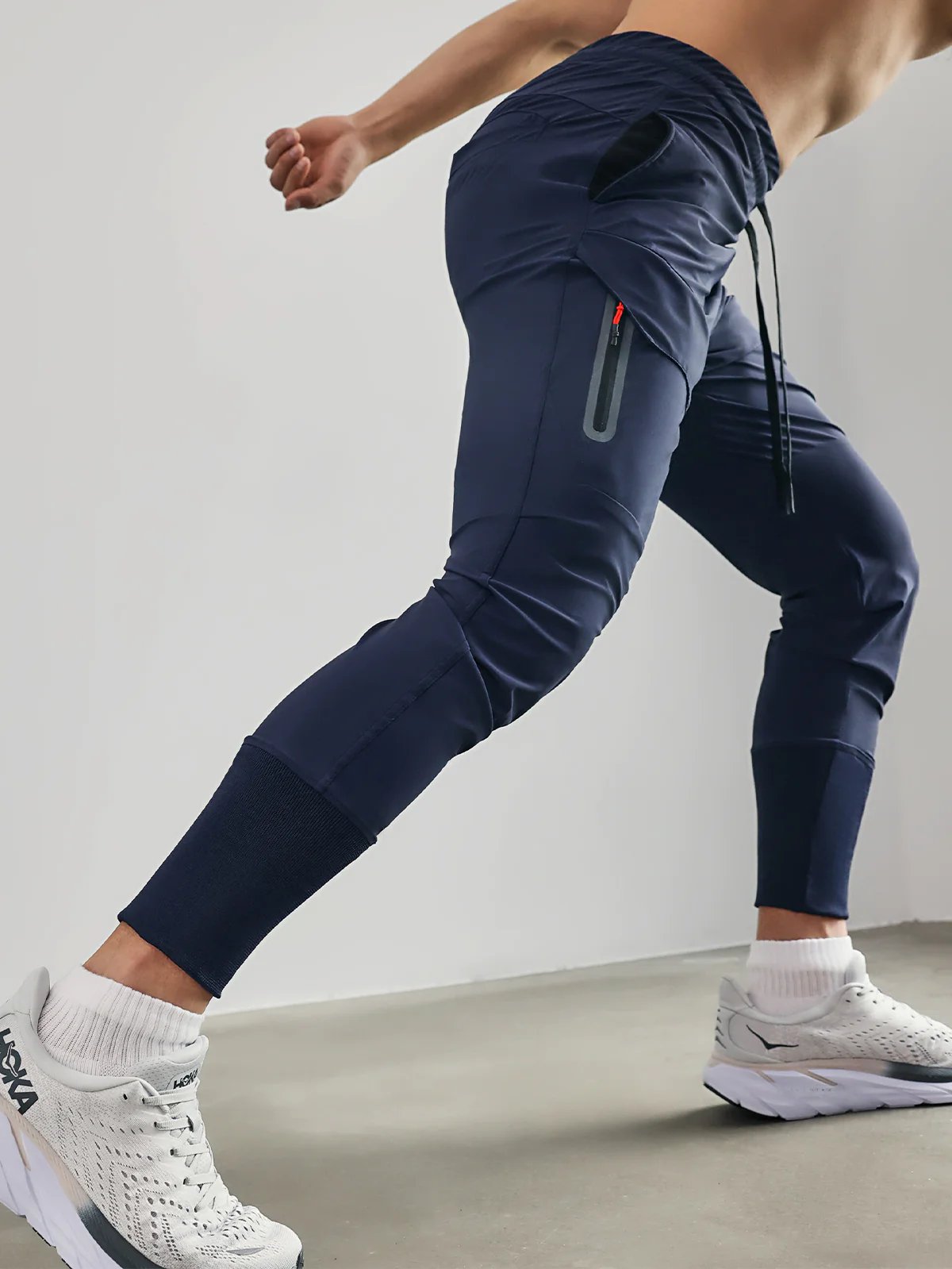 High Rib Cargo Jogger Athletic Pants