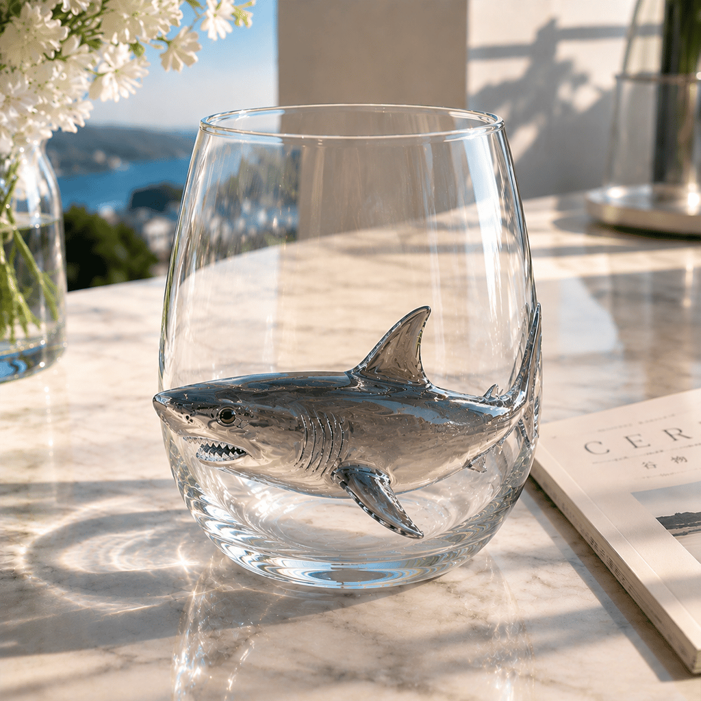 🌊 3D Marine Life Handcrafted Glassware