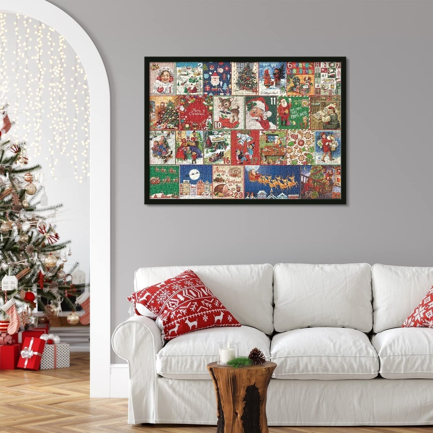 🎄Christmas Advent Calendar Jigsaw Puzzle 1000pcs🧩🎁(Buy 2 Free Shipping)