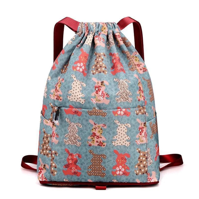 Drawstring Foldable Large Capacity Wet And Dry Separation Travel Sports Backpack