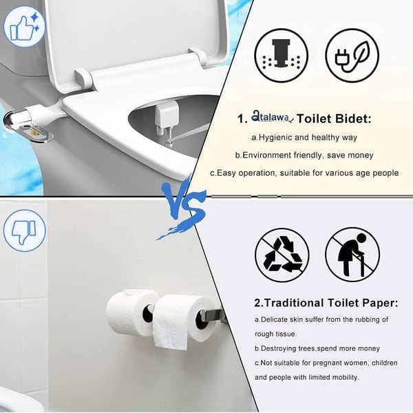 Smart Toilet Flusher(Hot And Cold Temperatures Can Be Adjusted Freely)