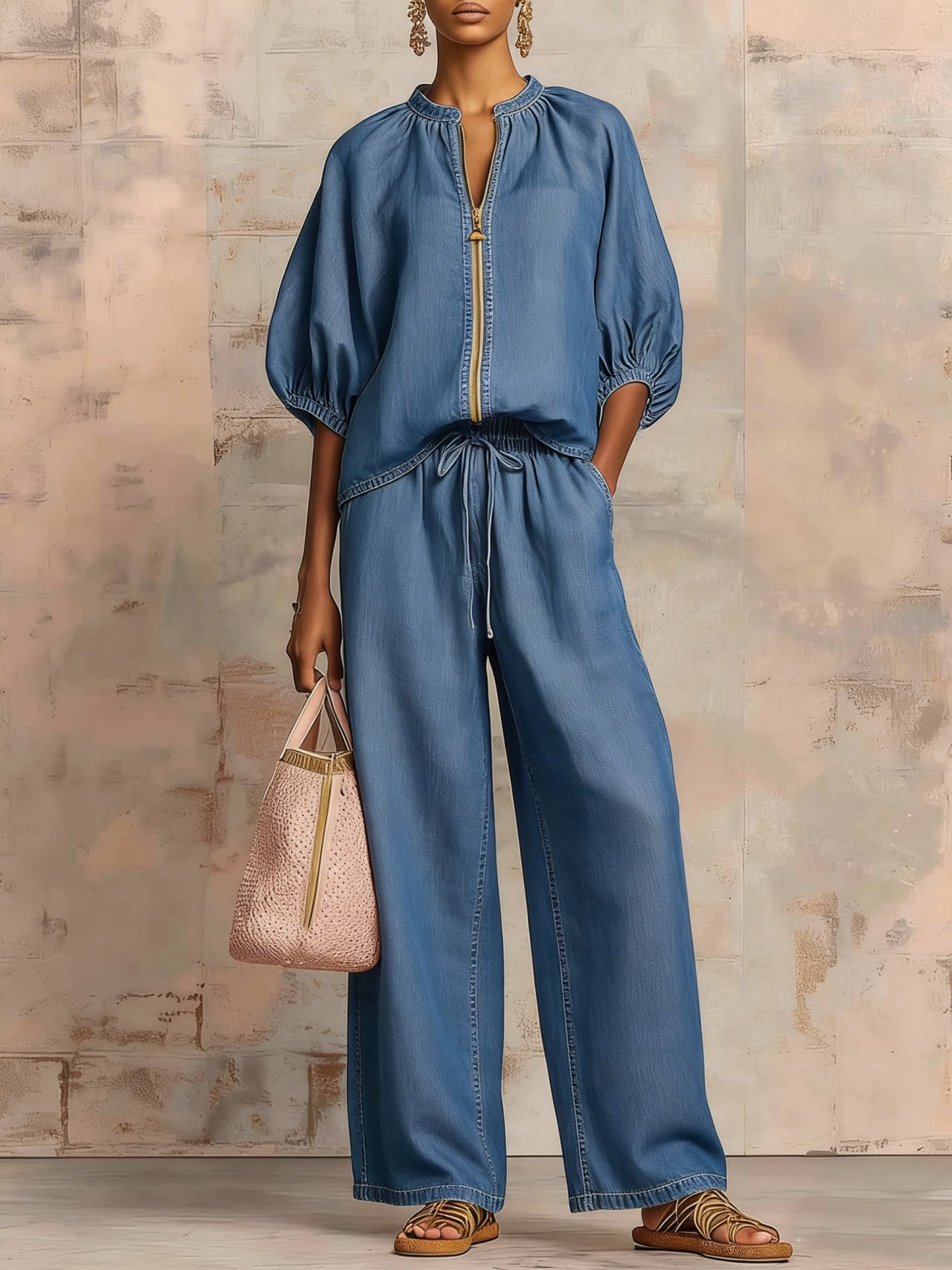 ✨Women's Solid Color 2-Piece Tracksuit