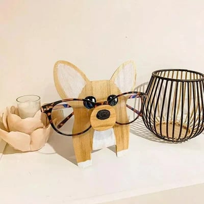 🦉Wooden Animal Glasses Stand