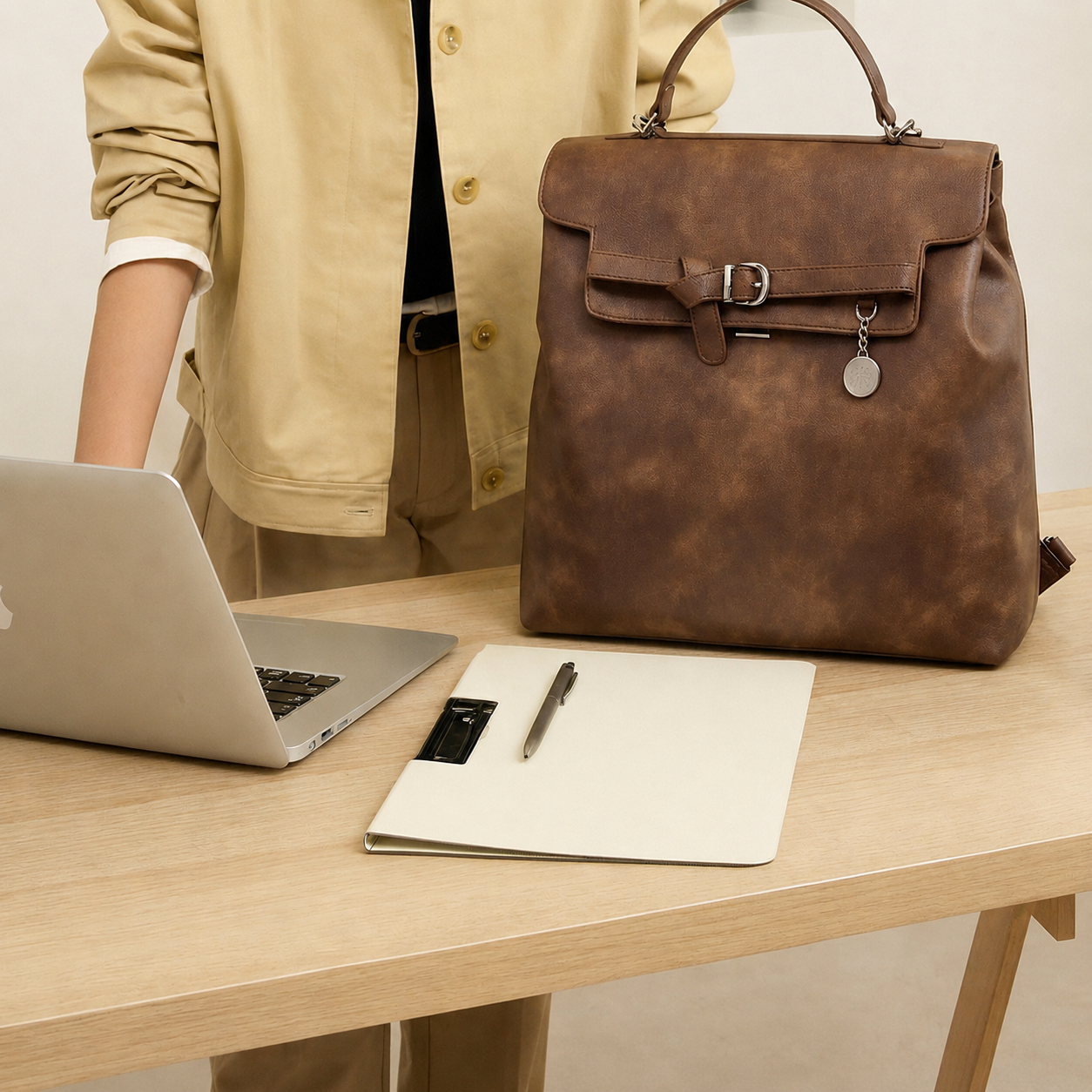 Women's Vintage Convertible Backpac