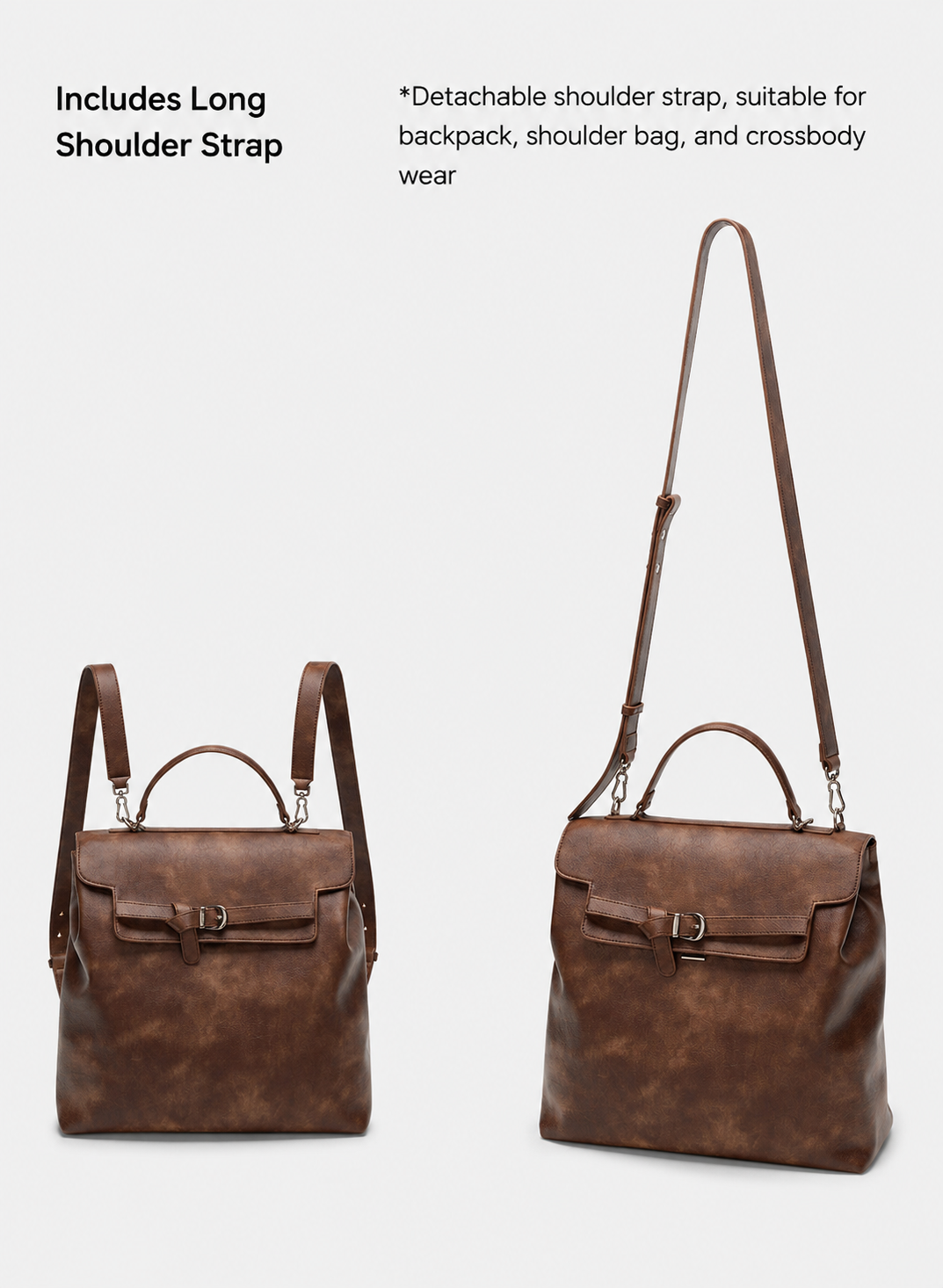 Women's Vintage Convertible Backpac
