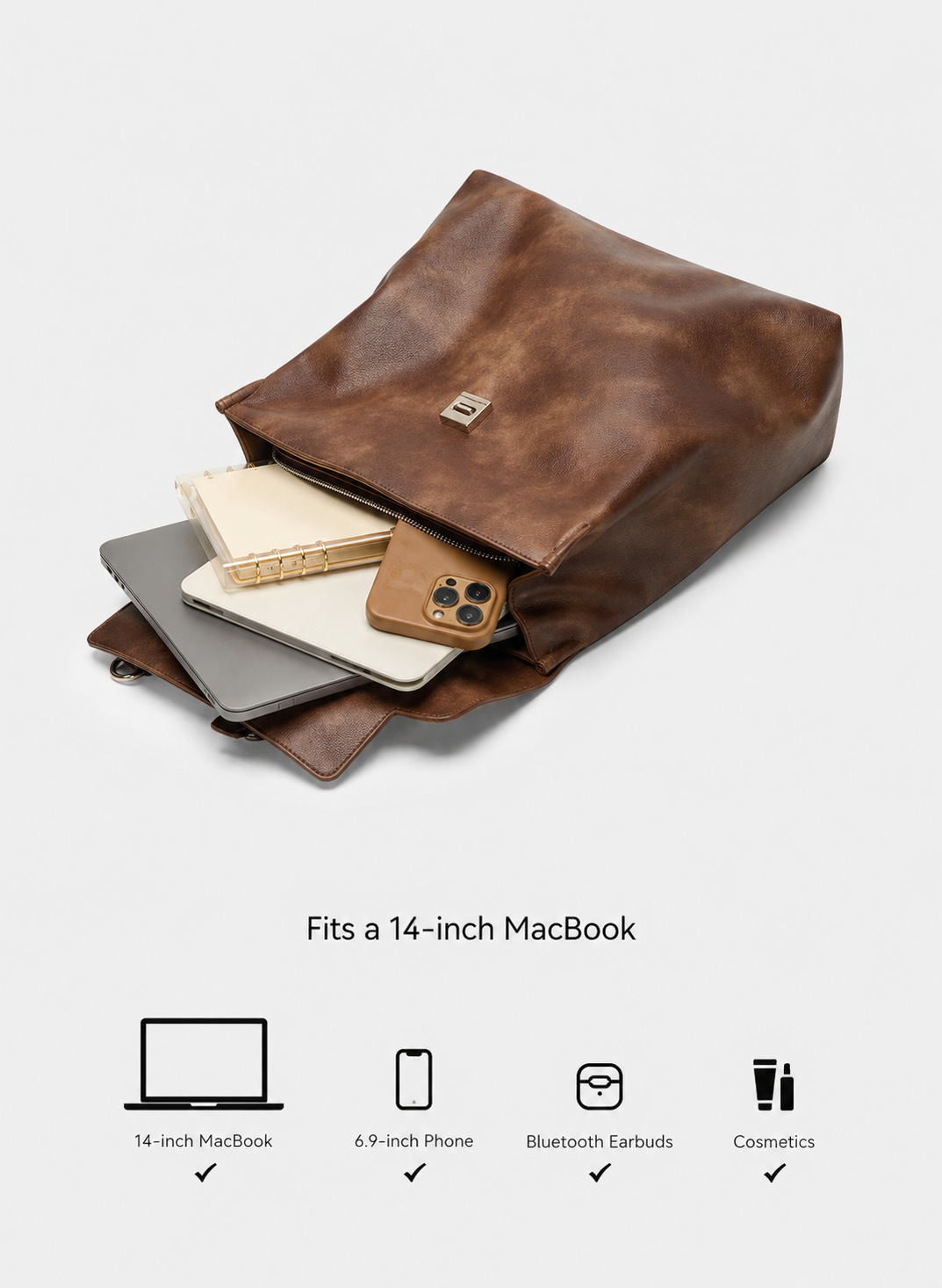 Women's Vintage Convertible Backpac