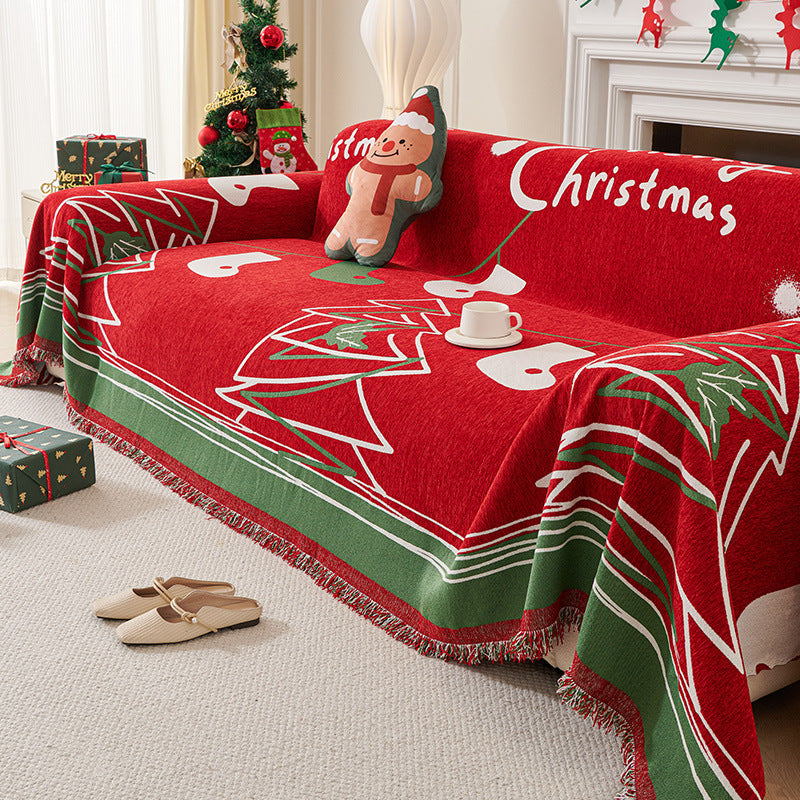 Christmas Themed Sofa Cover