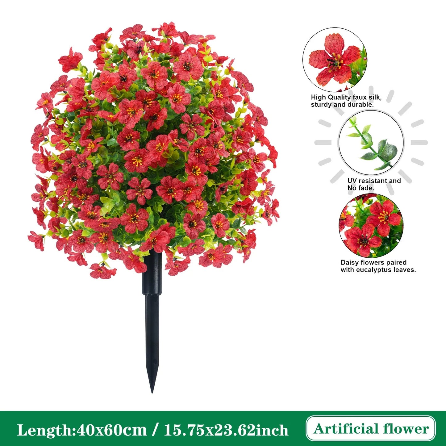 🌿UV Resistant Artificial Cedar Topiary Ball Tree