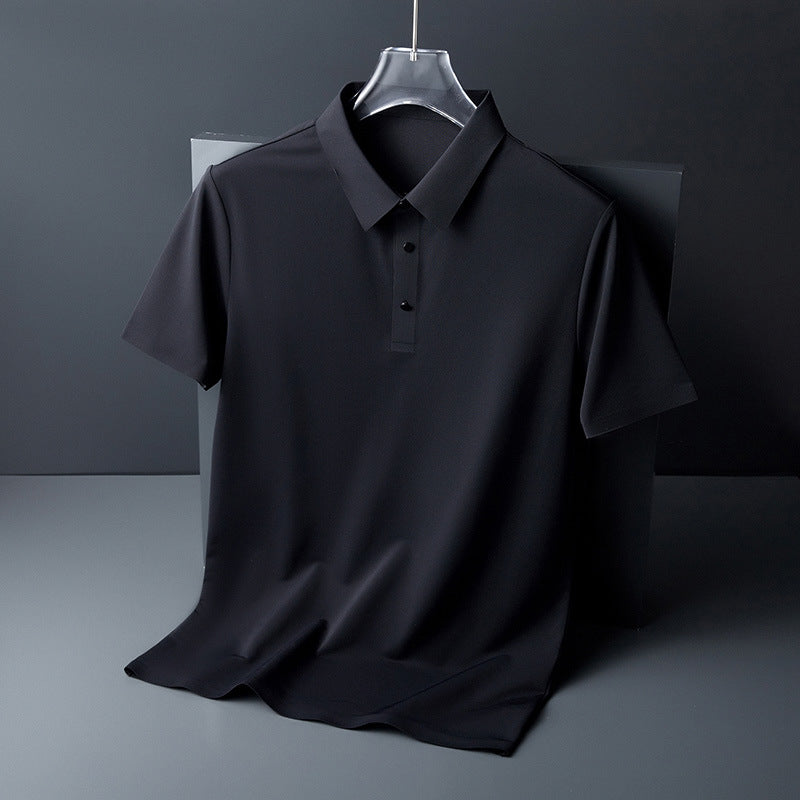 Men's Ice Silk Short Sleeve Polo Shirt