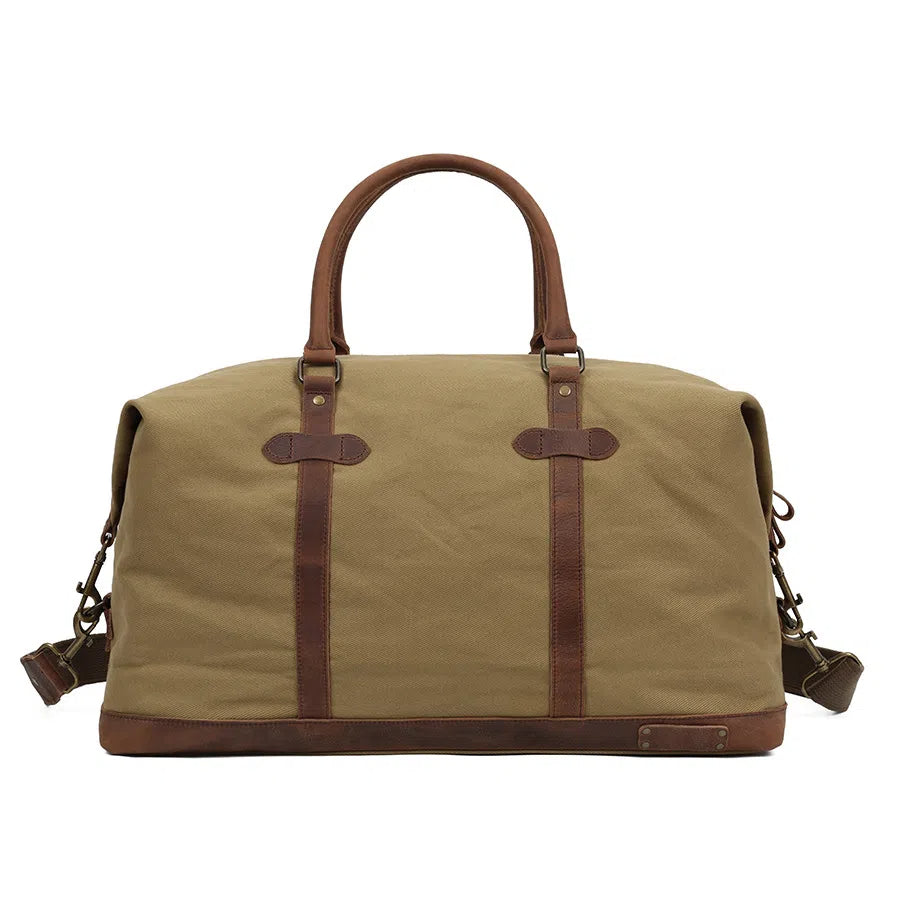 Vintage Cotton Canvas Duffle Bag